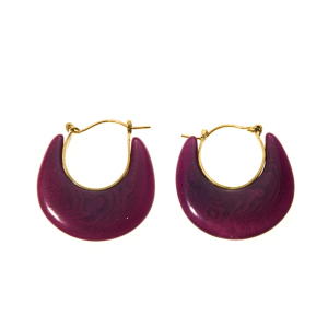 Product Image of Mulberry Tagua Crescent Earrings