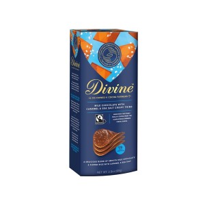 Product Image of Milk Chocolate Caramel & Sea Salt Crispy Thins 
