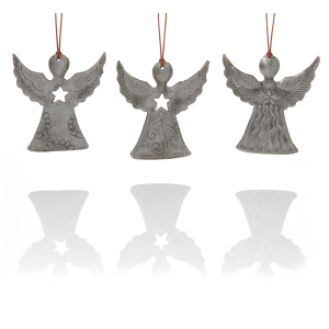 Product Image of Oil Drum Angel Ornaments - Set of 3