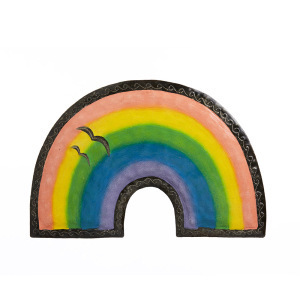 Product Image of Rainbow Metal Wall Art
