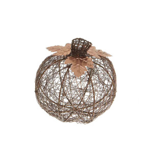 Product Image of Copper Medium Wire-Wrapped Pumpkin
