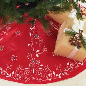 Product Image of Doves of Peace Holiday Tree Skirt