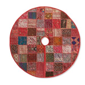 Glittering Patchwork Tree Skirt