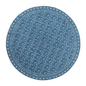 Product Image of Indigo Dabu Paisley Round Tablecloth