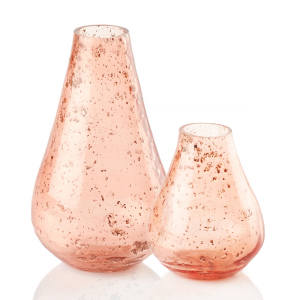 Jaipur Pink Bud Bubble Vases - Short Pink Bud
