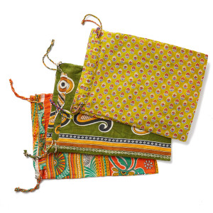 Product Image of Sari Shoe Bags - Set of 3