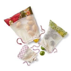 Product Image of Reusable Sari Produce Bags - Set of 3