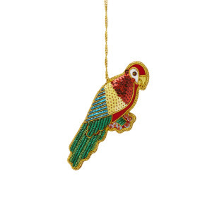 Product Image of Tropical Zari Macaw Ornament