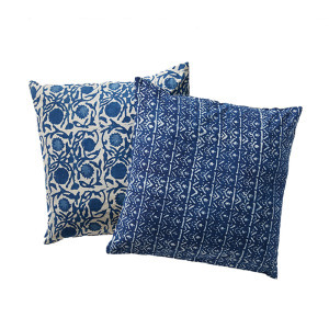 Product Image of Floral Dabu Cotton Square Pillow