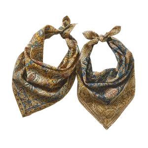 Product Image of Kalamkari Botanical Bandanas - Set of 2