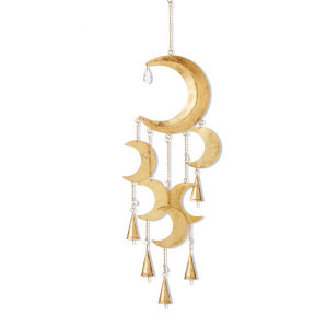 Product Image of Crystal Moon Recycled Iron Chime