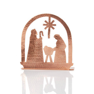 Product Image of Copper Tea Light Nativity
