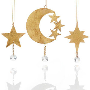 Product Image of Celestial Crystal Ornaments - Set of 3