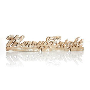 Product Image of Merry & Bright Rustic Word Art