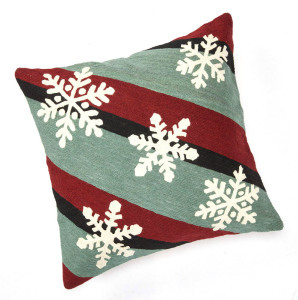 Product Image of Snowflake Crewelwork Pillow