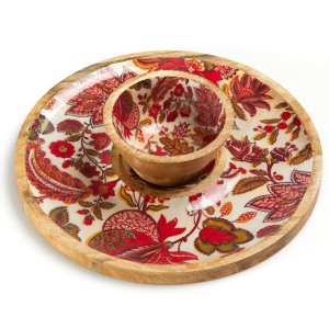 Product Image of Rustic Jaipur Serving Tray & Bowl 