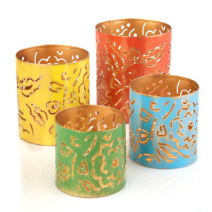 Product Image of Dahlia Patio Lanterns - Set of 4 