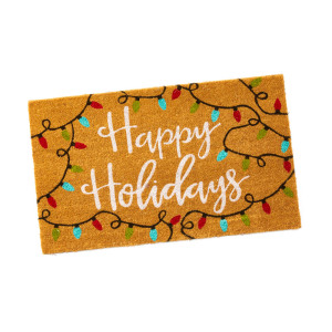 Product Image of Happy Holidays Coconut Fiber Mat