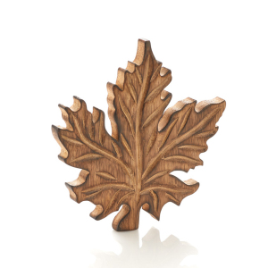 Product Image of Carved Maple Leaf Trivet