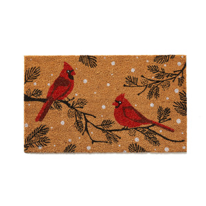 Product Image of Winter Cardinals Coconut Fiber Mat