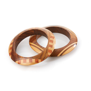 Product Image of Tutula Wood Bangles - Set of 2