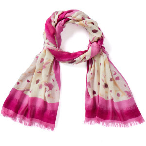 Product Image of Rashami Jaipur Pink Bamboo Scarf
