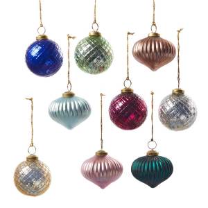 Product Image of Enchanting Glass Ornaments - Set of 9