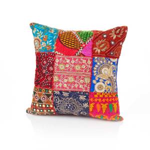Product Image of Glittering Patchwork Pillow