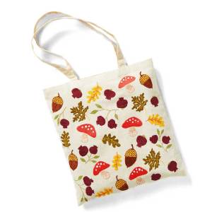 Product Image of Fall Foliage Embroidered Tote