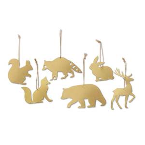 Product Image of Woodland Critter Ornaments - Set of 6