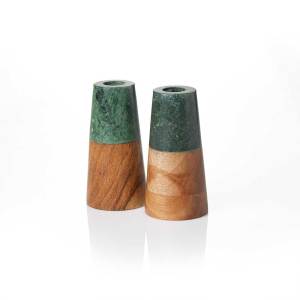 Product Image of Evergreen Reversible Candlesticks - Set of 2