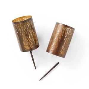 Product Image of River Birch Lanterns - Set of 2 With Stakes