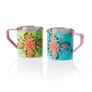 Product Image of Bright Kashmiri Mugs - Set of 2