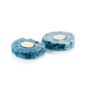 Product Image of Tranquil Agate Tea Light Holders - Set of 2