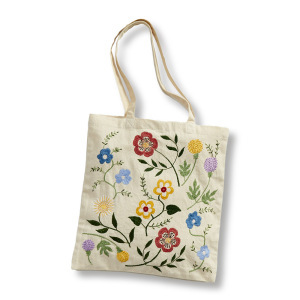 Product Image of Wildflower Embroidered Tote