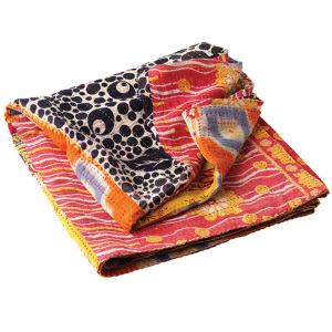 Product Image of Rainbow Square Kantha Throw  