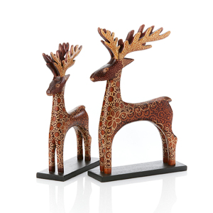 Product Image of Batik Reindeer - Set of 2