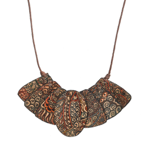 Product Image of Java Batik Leather Necklace