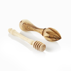 Product Image of Olive Wood Juicer & Dipper Set