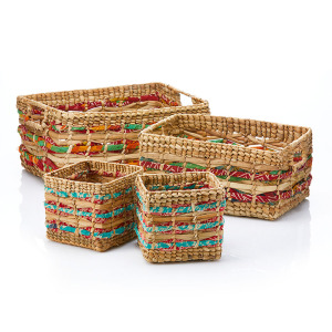 Product Image of Katra Sari Nesting Storage Baskets - Set of 4