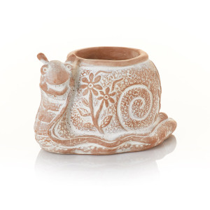 Product Image of What's the Hurry Snail Terracotta Planter 