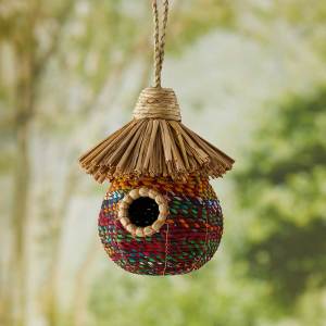 Product Image of Aribo Thatched Roof Birdhouse