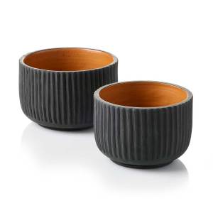 Product Image of Kalo Ribbed Planters - Set of 2