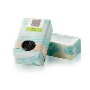 Coconut Lime Marbled Soap