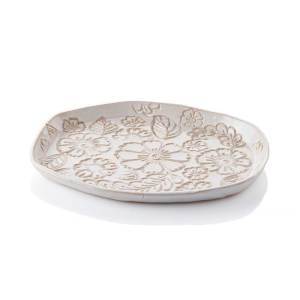 Product Image of Pressed Blossom Ceramic Platter