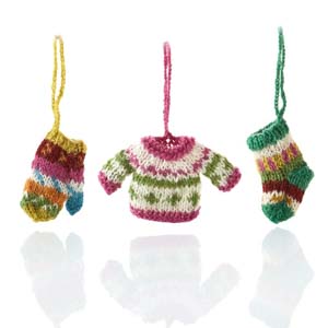 Product Image of All Bundled Up Knit Ornament Set