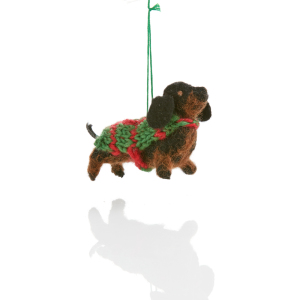 Product Image of Felted Dachshund Ornament