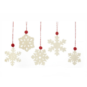 Product Image of Let It Snow Ornaments - Set of 5