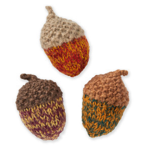 Product Image of Remnant Knit Acorns - Set of 3