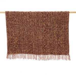 Product Image of Claret Dhani Cable Knit Throw
